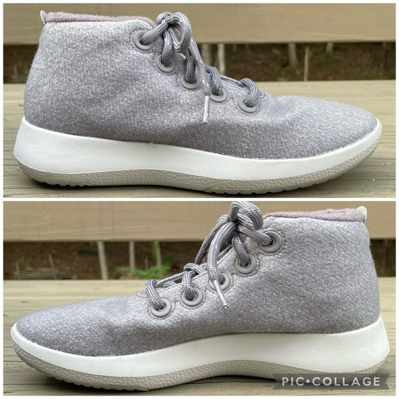 Allbirds Women's Wool Runner-up Mizzles - Medium Grey (Light Grey Sole) size 8 - Picture 12 of 16
